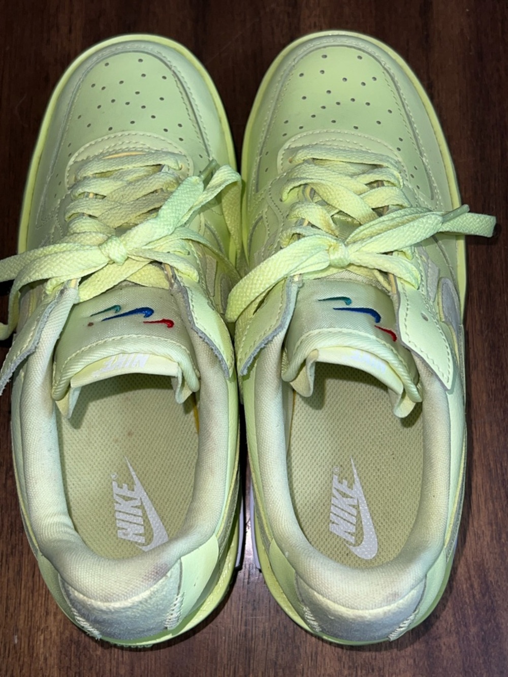 Nike Air Force One Fontanka Lime Green Sneakers Womens Size 7.5 DA7024-700 - Picture 9 of 14